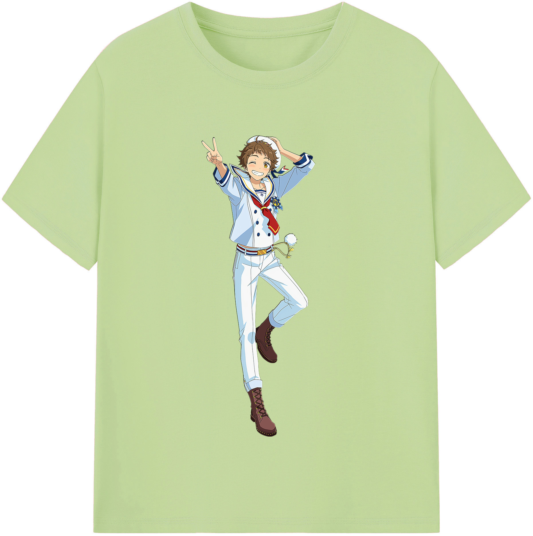 （画像用） あんさんぶるスターズ! Ensemble Stars 綿100％半袖Tシャツ（フロントプリント）